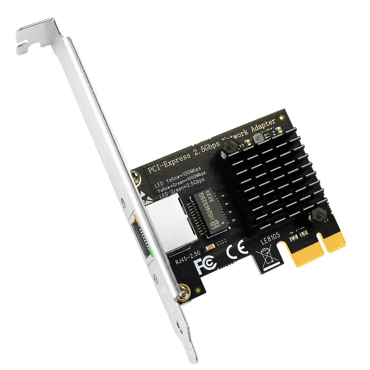 PC, RTL8125BG Ĩ, PCI-Express X1, RJ45 LAN Ʈ 2.5Gbps PCI-E NIC Ʈũ ī